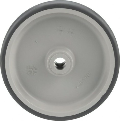 Колесо из литой резины TELLURE ROTA 711105 под ось, 150 мм, 140 кг