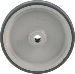 Колесо из литой резины TELLURE ROTA 711106 под ось, 200 мм, 225 кг