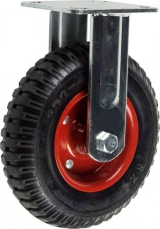 Колесо из литой резины TOR PF 160 с протект. 160 мм (шарикоподш., неповорот. площадк [1031460]