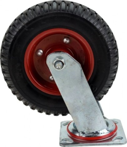 Колесо из литой резины TOR PS 200 с протект. 200 мм (шарикоподш., поворот. площадка, [1031468]