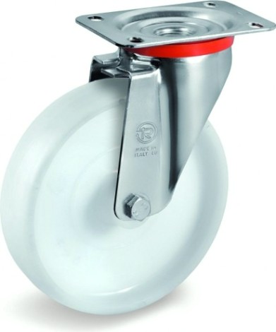 Колесо из полиамида TELLURE ROTA 684500 серия 68, d-65 мм, поворотное (100х85) [8007554037362]