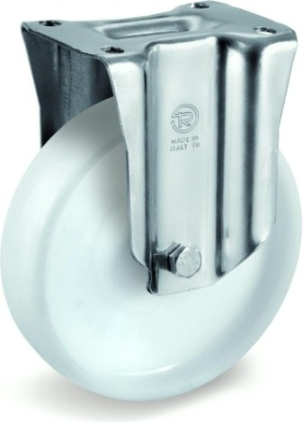 Колесо из полиамида TELLURE ROTA 685101 серия 68, d-80 мм, неповоротное (100х85) [8007554037638]