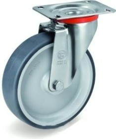 Колесо из полипропилена TELLURE ROTA 714206 поворотная, D-200 [8007554050187]