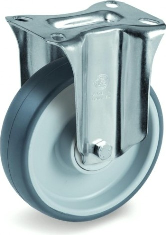 Колесо из термопластической резины TELLURE ROTA 715903 не поворотная, D-125 [8007554049846]