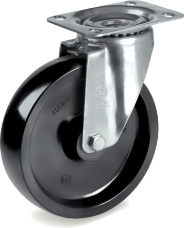 Колесо из термостойкой смолы TELLURE ROTA 067150 серия 67, d-100 мм, до 280 °C [8007554069172]