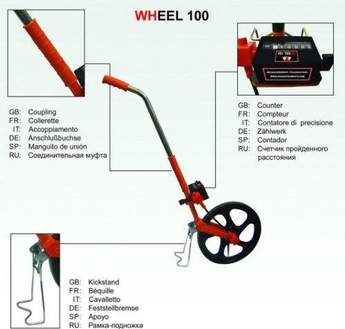 Колесо измерительное ADA Wheel 100 [А00113]