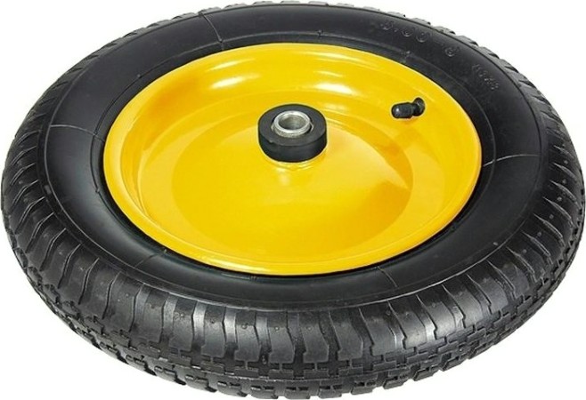 Колесо пневматическое для тачки PALISAD 3.00-8 (360 мм, d16мм, длина оси 92мм) [68940]