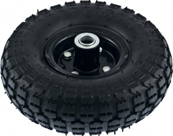 Колесо пневматическое для тачки PALISAD 4.10/3.50–4 (260мм, d20мм, длина оси 50мм) [68970]