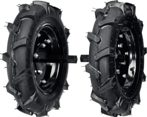 Колесо пневматическое Steher 4.00-10 с осями, для мотоблоков, 2 шт. [777106-1]