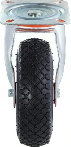 Колесо пневматическое TELLURE ROTA 825702 поворотное, 255 мм, 150 кг