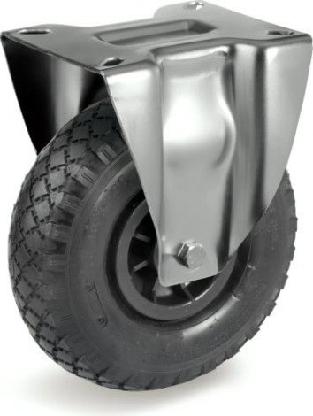 Колесо пневматическое TELLURE ROTA 826702 неповоротное, 255 мм, 150 кг