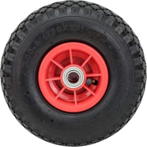 Колесо пневматическое TOR PR 1805 пласт. обод, симм. ступица, шарикоподш. (260 мм, о [1031441]