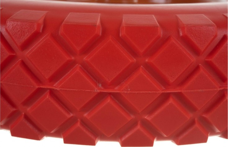 Колесо полиуретановое для тачки PALISAD 4.80/4-8 (длина оси 90мм, подшипник 12мм) [68978]