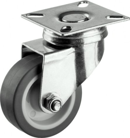 Колесо поворотное ЗУБР «ПРОФЕССИОНАЛ» из термопластичной резины D-50 30946-50-S [30946-50-S]