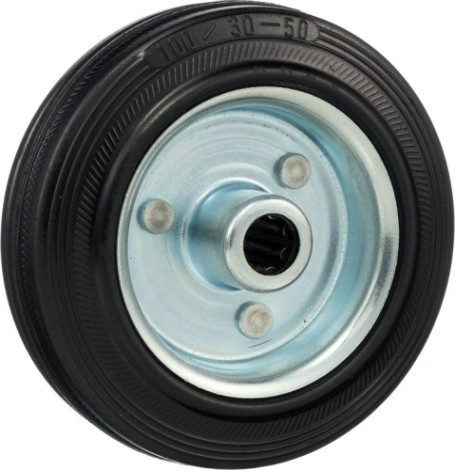 Колесо промышленное СТЕЛЛА-ТЕХНИК 4000-100 под ось 12 мм, 100 мм, 70 кг