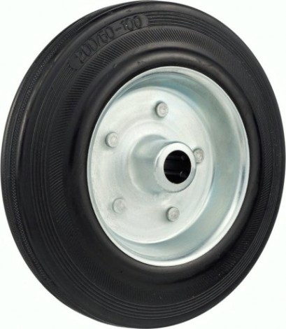 Колесо промышленное СТЕЛЛА-ТЕХНИК 4000-200 под ось 20 мм, 200 мм, 185 кг