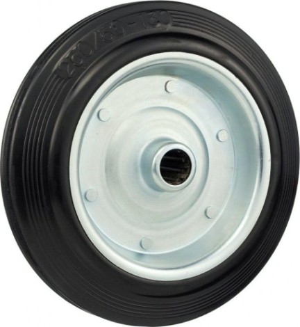 Колесо промышленное СТЕЛЛА-ТЕХНИК 4000-250 под ось 20 мм, 250 мм, 210 кг [4000-250(ось20)]