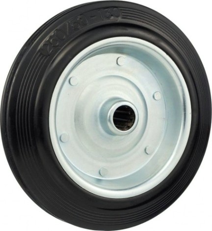 Колесо промышленное СТЕЛЛА-ТЕХНИК 4000-250 под ось 25 мм, 250 мм, 210 кг [4000-250(ось25)]