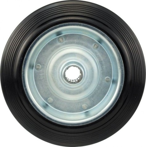 Колесо промышленное СТЕЛЛА-ТЕХНИК 4000-250 под ось 25 мм, 250 мм, 210 кг [4000-250(ось25)]