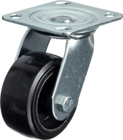 Колесо промышленное СТЕЛЛА-ТЕХНИК N29100 100мм, чугун/рез, поворотное, игольчатый подшипн.