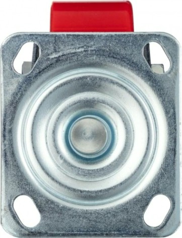 Колесо промышленное СТЕЛЛА-ТЕХНИК N29100CPU 100мм, чугун/полиуретан, поворотное, игольчатый, 2