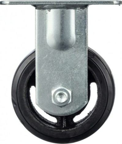 Колесо промышленное СТЕЛЛА-ТЕХНИК N29100F 100мм, чугун/рез, неповоротное, игольчатый подшипн