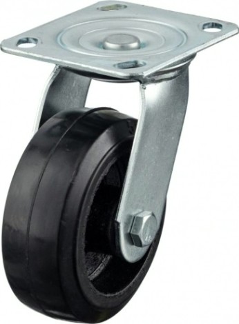 Колесо промышленное СТЕЛЛА-ТЕХНИК N29125 125мм, чугун/рез, поворотное, игольчатый подшипн. Колесо промышленное СТЕЛЛА-ТЕХНИК N29125 125мм, чугун/рез, поворотное, игольчатый подшипн.