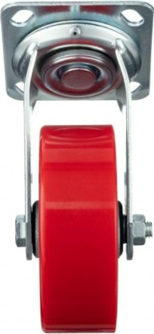 Колесо промышленное СТЕЛЛА-ТЕХНИК N29125CPU 125мм, чугун/полиуретан, поворотное, игольчатый, 2