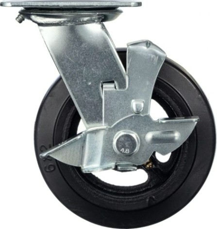 Колесо промышленное СТЕЛЛА-ТЕХНИК N29150 150мм, чугун/рез, поворотное, игольчатый подшипн.