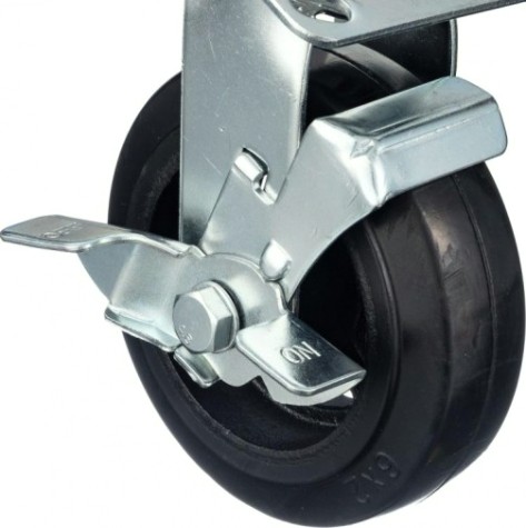 Колесо промышленное СТЕЛЛА-ТЕХНИК N29150 150мм, чугун/рез, поворотное, игольчатый подшипн.