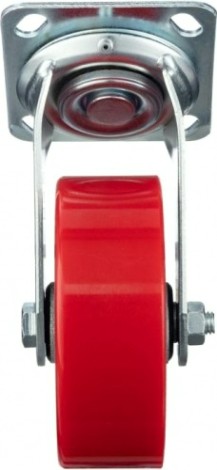 Колесо промышленное СТЕЛЛА-ТЕХНИК N29150CPU 150мм, чугун/полиуретан, поворотное, игольчатый, 3