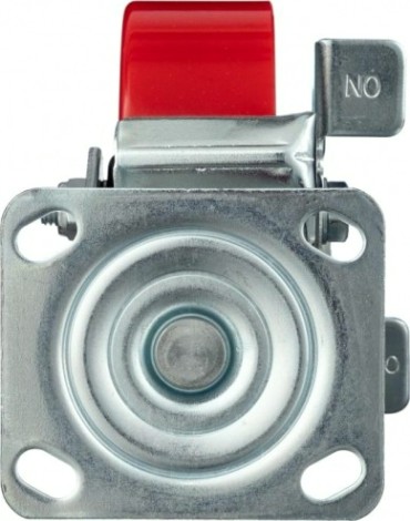 Колесо промышленное СТЕЛЛА-ТЕХНИК N29150CPUB1 150мм, чугун/полиуретан, поворотное с тормозом, иг