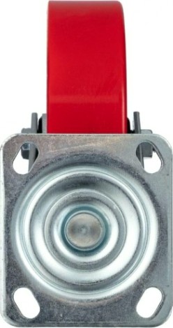 Колесо промышленное СТЕЛЛА-ТЕХНИК N29200CPU 200мм, чугун/полиуретан, поворотное, игольчатый, 3