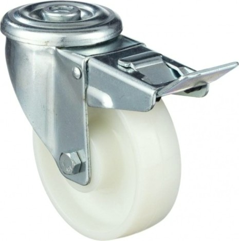 Колесо промышленное СТЕЛЛА-ТЕХНИК N29200CPUB1 200мм, чугун/полиуретан, поворотное с боковым торм Колесо промышленное СТЕЛЛА-ТЕХНИК N29200CPUB1 200мм, чугун/полиуретан, поворотное с боковым торм