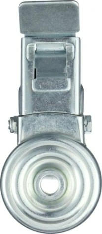 Колесо промышленное СТЕЛЛА-ТЕХНИК N45080PNYDB 80мм, полиамид поворотное с отверстием 12мм и торм