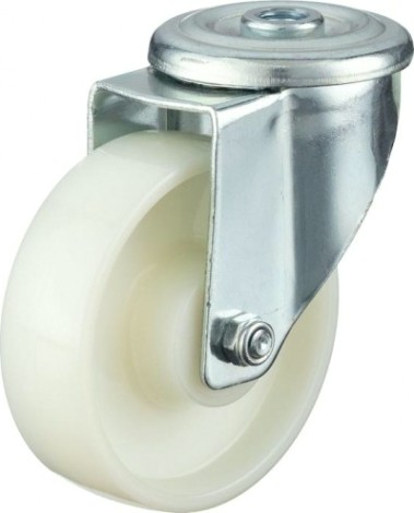 Колесо промышленное СТЕЛЛА-ТЕХНИК N45100PNYD 100мм, полиамид поворотное с отверстием 12мм, подш Колесо промышленное СТЕЛЛА-ТЕХНИК N45100PNYD 100мм, полиамид поворотное с отверстием 12мм, подш