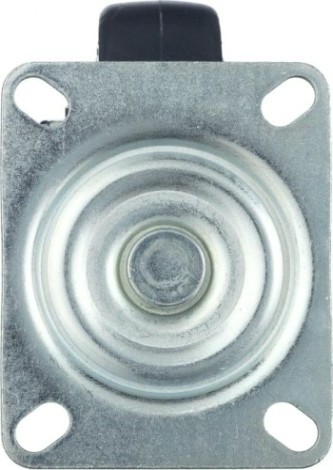 Колесо промышленное СТЕЛЛА-ТЕХНИК N48075TPR поворотное, 75мм, 70кг, термопласт. серая резина,