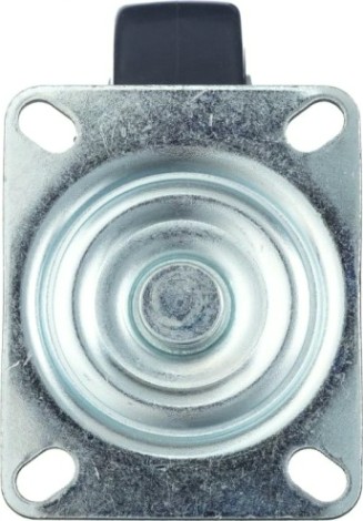 Колесо промышленное СТЕЛЛА-ТЕХНИК N48100TPR поворотное, 100мм, 100кг, термопласт. серая резина