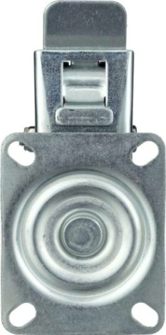 Колесо промышленное СТЕЛЛА-ТЕХНИК N48100TPRB поворотное с тормозом, 100мм, 100кг, термопласт. с