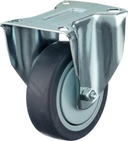 Колесо промышленное СТЕЛЛА-ТЕХНИК N48100TPRF неповоротное, 100мм, 100кг, термопласт. серая рези Колесо промышленное СТЕЛЛА-ТЕХНИК N48100TPRF неповоротное, 100мм, 100кг, термопласт. серая рези