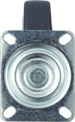 Колесо промышленное СТЕЛЛА-ТЕХНИК N48125TPR поворотное, 125мм, 140кг, термопласт. серая резина