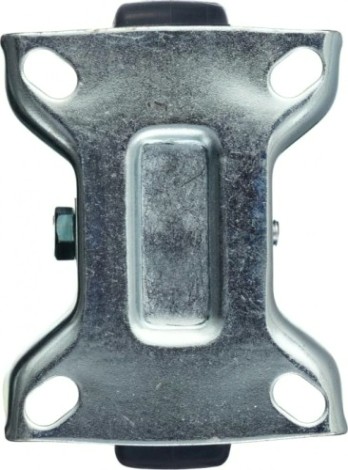 Колесо промышленное СТЕЛЛА-ТЕХНИК N48125TPRF неповоротное, 125мм, 140кг, термопласт. серая рези