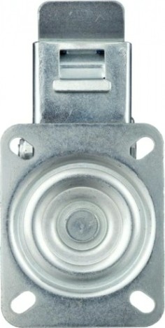 Колесо промышленное СТЕЛЛА-ТЕХНИК N48160RBLB поворотное с тормозом, 160мм, полипропилен/эластич