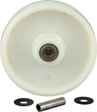 Колесо промышленное СТЕЛЛА-ТЕХНИК N48200BNYSW под ось, 200мм, полиамид, шарикоподшипник, 600кг