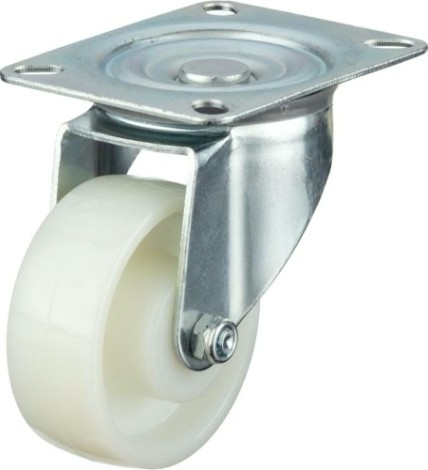 Колесо промышленное СТЕЛЛА-ТЕХНИК N48200PNY поворотное, 200мм, полиамид, подшипник скольжения,