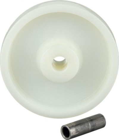 Колесо промышленное СТЕЛЛА-ТЕХНИК N48200PNYSW под ось, 200мм, полиамид, подшипник скольжения, 60