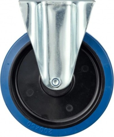 Колесо промышленное СТЕЛЛА-ТЕХНИК N48200RBLF неповоротное, 200мм, полипропилен/эластичная резин