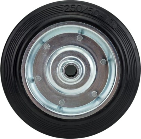 Колесо промышленное TOR C 63 без крепления 160 мм без втулки (черн. рез., рол [1024198]