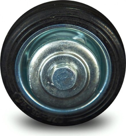Колесо промышленное TOR MW50 без крепления 75 мм (черн. рез., роликоподш.) [1022072]