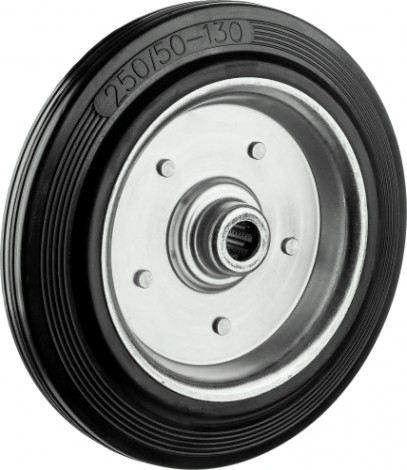 Колесо промышленное ЗУБР d=100 мм, г/п 70 кг (резина, игольчатый подшипник) [30936-100]